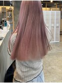 くすみピンクヘアー