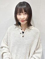 イル(ill)&nbsp;フェイスレイヤー　切りっぱなし　ボブ　ウェット　大須