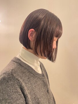 ゼストカロン(ZEST Kalon) 暖色肌馴染みベージュ×ぷつっとボブ【椋井アノ】