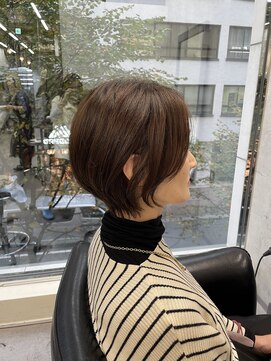 モードケイズトウキョウ 銀座店(MODEK'S TOKYO) 【20代30代40代50代】横顔美人丸みショート【銀座】