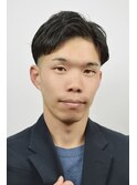 刈り上げセンターパートフェザーパーマサーフカールn