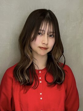 ロンドアンメゾン 原宿(Lond un Maison.) メルティカラーフェミニンロング似合わせカットハイトーン韓国