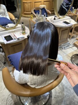 ロンド シャルム 吉祥寺(Lond charme) イメチェン外ハネボブ美髪ワイドバングレイヤー髪質改善縮毛矯正