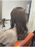透明感ブランジュカラー