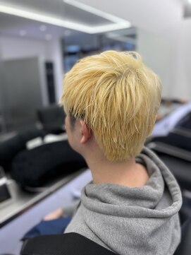 アイスプロドバイブルーム 木更津店(ice prod by bloom) MEN’S HAIR/ブルーブラック/フェザーパーマ/木更津