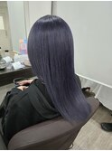 ラベンダー/ケアブリーチ/ロングヘア/千葉