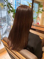ヘアリゾート粋 ティガ 池袋店(tiga)&nbsp;艶髪ブラウン/髪質改善ストレート