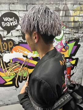 ライズ 渋谷店(RISE) 【ダブルホワイトブリーチオンカラー】人気急上昇中スタイル！