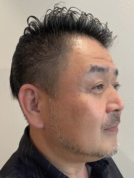 ビップルーム(VIPルーム)の写真/【上新庄駅から徒歩3分】全席個室◎大人メンズの白髪ぼかし/白髪染めはお任せください☆シェービングも◎