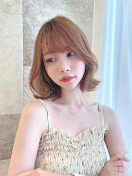 ロンドローズ 名古屋(Lond damaskRose) ボブ 髪質改善 縮毛矯正 ブラウンカラー