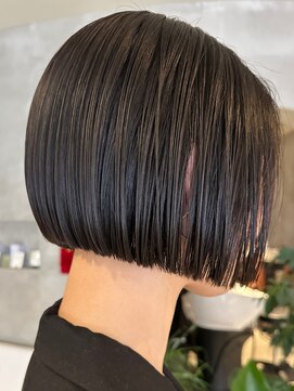 ハウ 心斎橋(how) ボブ×髪質改善トリートメント×切りっぱなしボブ