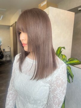 スリー バイ ベルベット 博多(THREE... by velvet) ダブルイルミナカラー/イルミナ【福岡/博多/美容室】