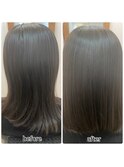ヘアエステコース・髪質改善・縮毛矯正・白髪染め・白髪ぼかし
