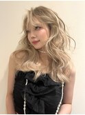 ブロンドカラー×ローライトカラー×表参道×渋谷×ハイトーン