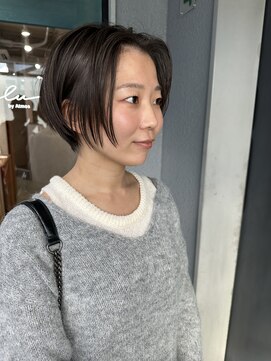 ハンサムショート/黒髪ショート