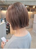 切りっぱなしミニボブ