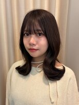 トリッカ シブヤ(TRICCA SHIBUYA)&nbsp;くびれ巻き/韓国/コテ巻き/艶髪/カカオブラウン