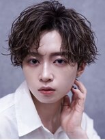 アイトーキョーシエル 横浜(AI TOKYO Ciel) 波巻きパーマシャドウパーマ/センターパート/横浜駅