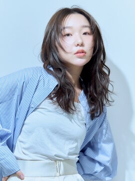 モーラ 浅香山店(MOLLA) 抜け感レイヤー×ニュアンスウェーブ