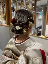 リム(LIM)&nbsp;【LIM 岐阜】成人式ヘアセット/王道シニヨン/和装ヘア