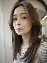 ヌヌ 渋谷 原宿 明治神宮前(nunu)&nbsp;レイヤーカットウルフカットボブグレージュオリーブべージュ