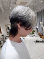 ロンドネートゥル 新潟(Lond naitre) ホワイトカラー×エンドブラック/ミルクティーブロンド