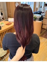 イグレック 庄内本店(igrek)&nbsp;20代30代40代 ツヤ感♪カシスレッド