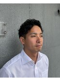 メンズショートパーマ
