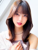 ビーポッシュ ジャスパー店(Be Posh) 韓国風くびれミディ透明感ミルクティーベージュレイヤー夏カラー