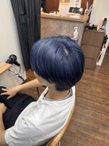 テーラヘアー つくば研究学園店(TELA HAIR) ネイビーブルー