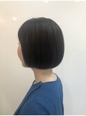 お手入れ簡単大人女性ボブ