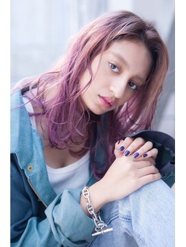 オースティン 錦糸町(AUSTIN) 『AUSTIN銀糸町』無造作カール×イルミナカラーハイライトロング