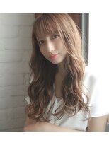 チョビー 銀座(chobii)&nbsp;道村/デジタルパーマ/ブランジュ/グレージュ/シースルーバング/