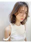 透明感くびれレイヤー【小顔ミディアムヘア】
