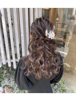 シエル(hair terrace Ciel)&nbsp;お呼ばれ☆ハーフアップ