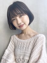 アイティー バイ アルバム 浦和店(IT by ALBUM)&nbsp;ナチュラルボブ_くびれミディイヤリングカラー_8304