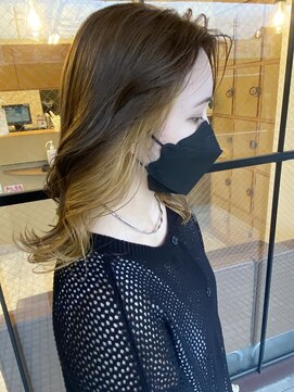 浪漫館 アプリーレ(APRILE) インナーカラー　ゴールド　イヤリングカラー