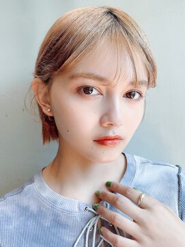 アイティーバイアルバム 藤沢店(IT by ALBUM) ナチュラルボブ_マッシュショートフェザーバング_8714