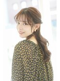 【渡辺渚】こなれハーフアップ