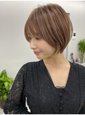 大人可愛い丸みショートデザインハイライトオージュア【錦糸町】