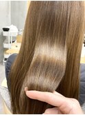 ミルキーベージュ×髪質改善トリートメント