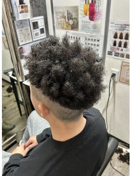 ヘアーグランデシーク(Hair Grande Seeek) アフロスポンジ　アフロ