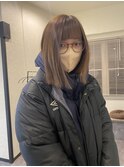 ヌーディーベージュ【@hair_mazda】