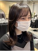 (韓国風/くびれヘア/縮毛矯正/前髪/サイドバング/小顔)