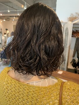 アスティブランシュ(Asti blanche) くしゃふわミディデジタルパーマ