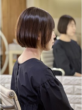 トランクサロンカッパード 大人ぱっつんボブ＋オーガニックカラー＋生コラーゲンTR