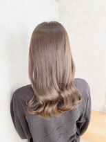 ラニアケア 鎌ケ谷(Laniakea)&nbsp;オリーブベージュ艶巻セミディ20代30代40代