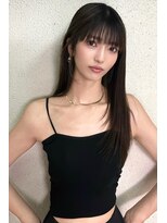 ランズ(LANDS)&nbsp;ワイドバング レイヤーカット 【韓国ヘア 大阪 梅田】