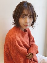 オアシスアヴェダ(OASIS AVEDA) 大人小顔ガーリーくびれゆるふわ巻き外はねショートボブ
