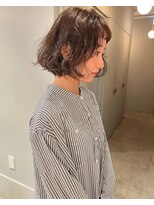 サンプラス(san+)&nbsp;【柏原良亮】癖毛パーマ　小顔カット　シースルーバンク